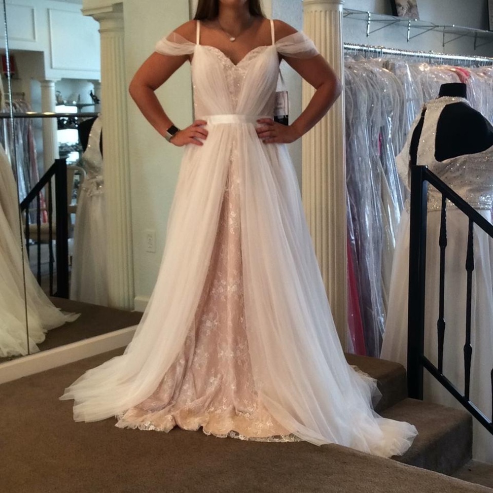 Sherri hill style #50872 Blush NEW WITH TAG SIZE 8